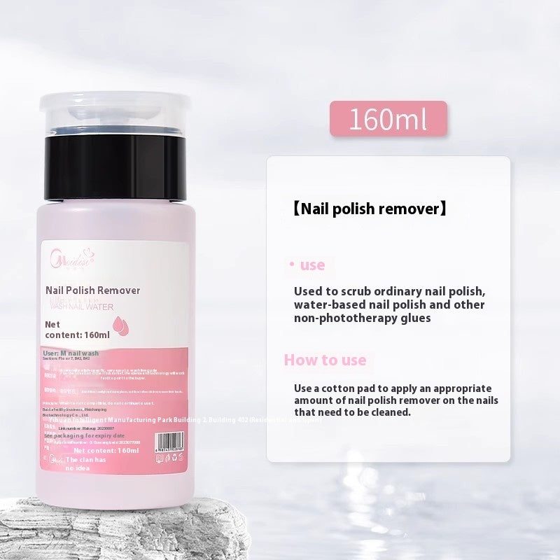Meidiss Nail Art Press Bottle Nail Remover Cleaning Solution