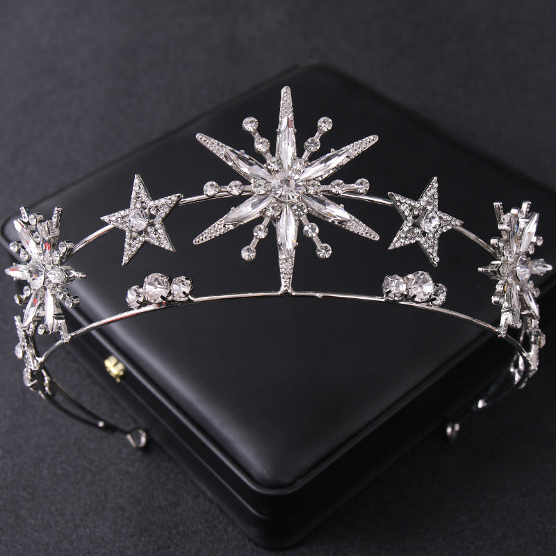 Double-layer Rhinestone Hairband Accessories Photo Shoot