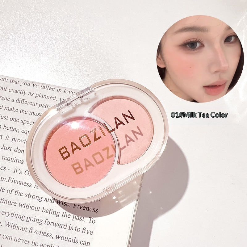 Baozilan Two-tone Blush And A Low-saturation Contour Palette