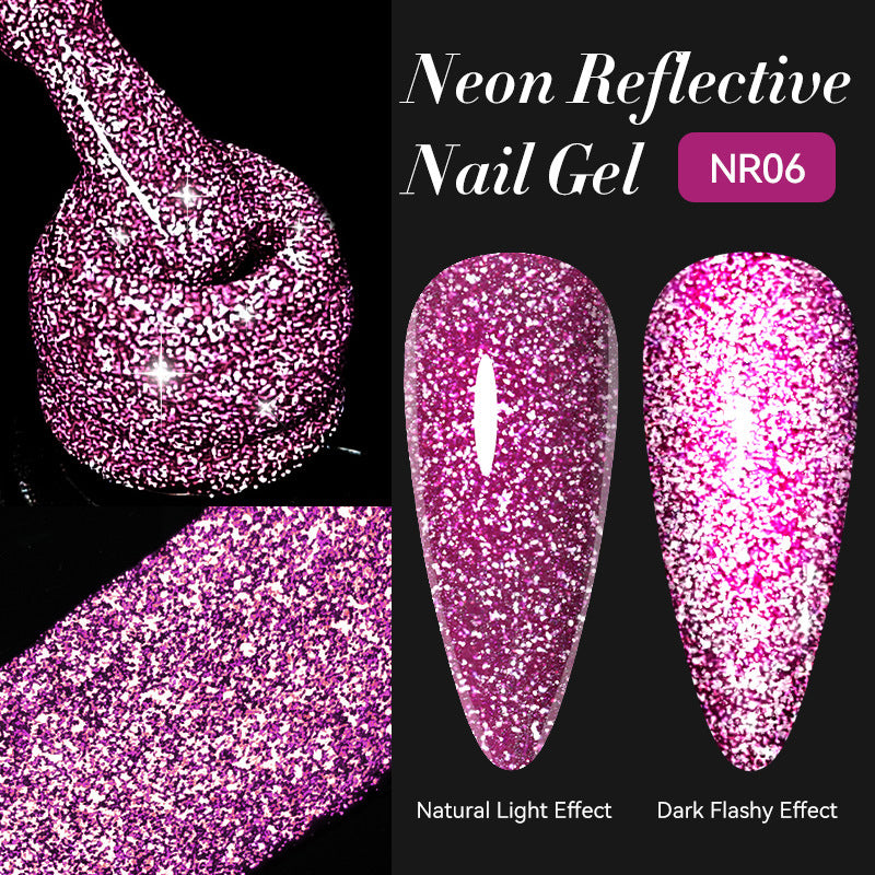 Lilycute Nail Art Fluorescent Crushed Diamond Gel Polish