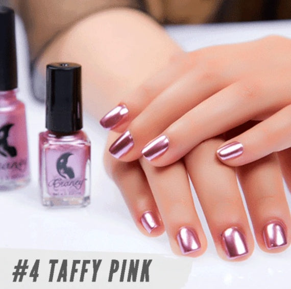Graney New metallic color, stainless steel color, mirror silver nail polish