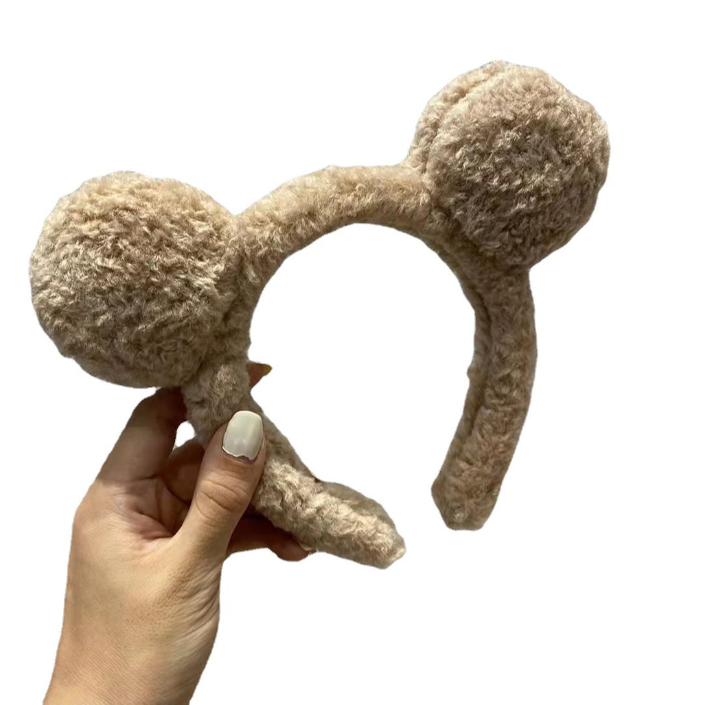 Cute Plush Bear Ears Three-dimensional Headband