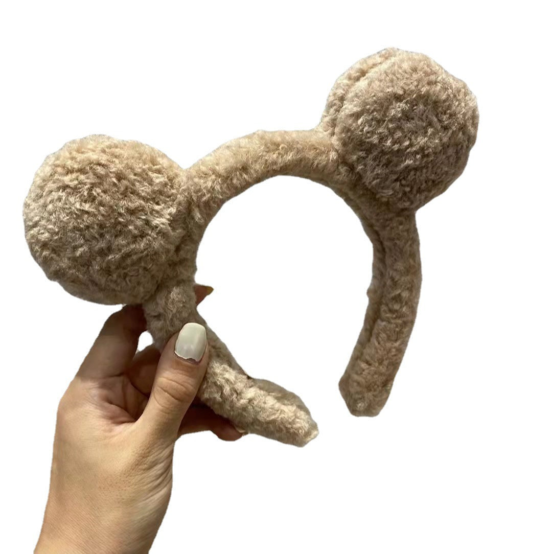 Cute Plush Bear Ears Three-dimensional Headband