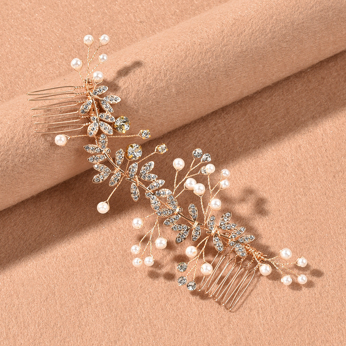New Bridal Hair Comb Silver Flower Headgear