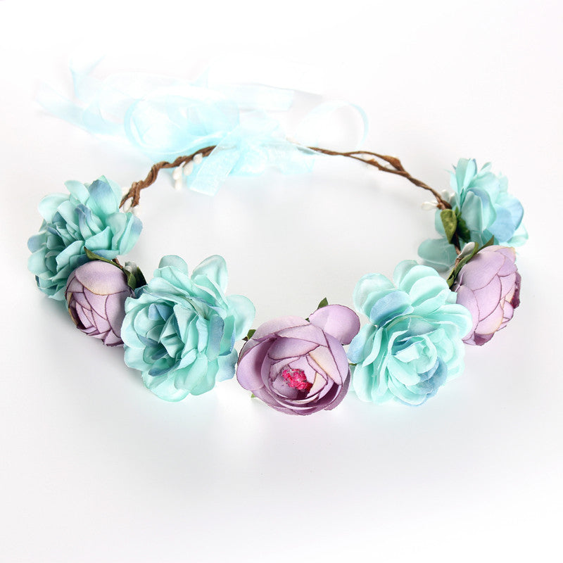 Fashion Flower Headband Seaside Travel