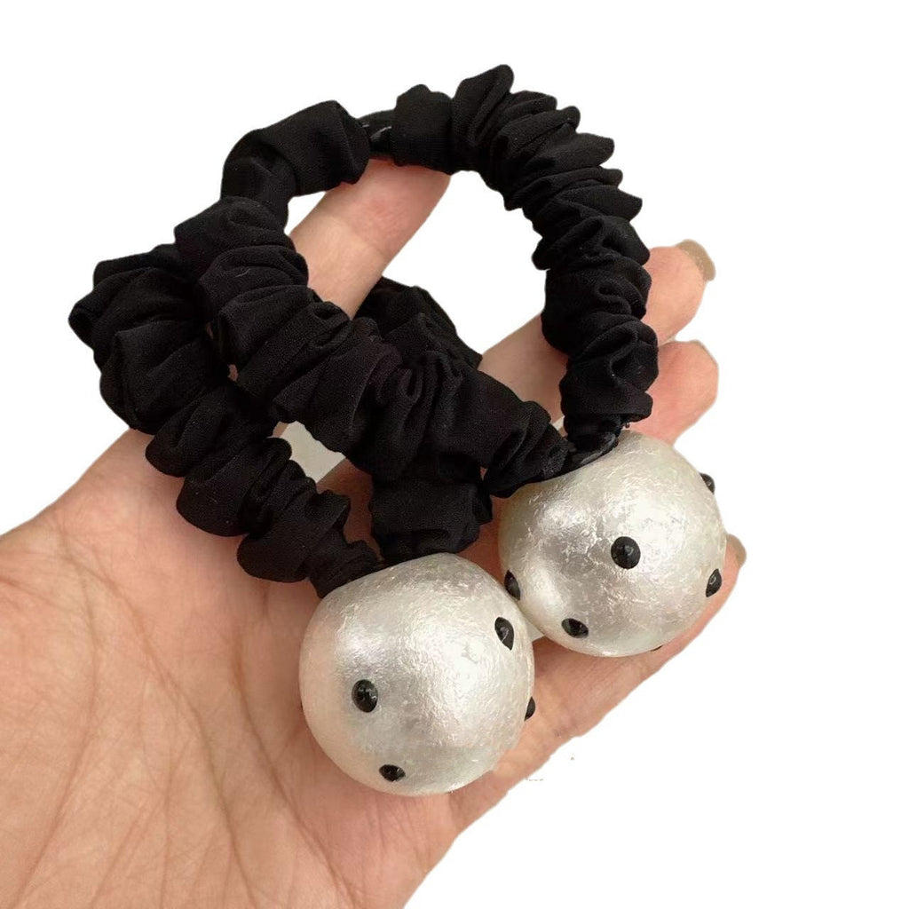 Polka Dot Big Bead Headband Retro Simple