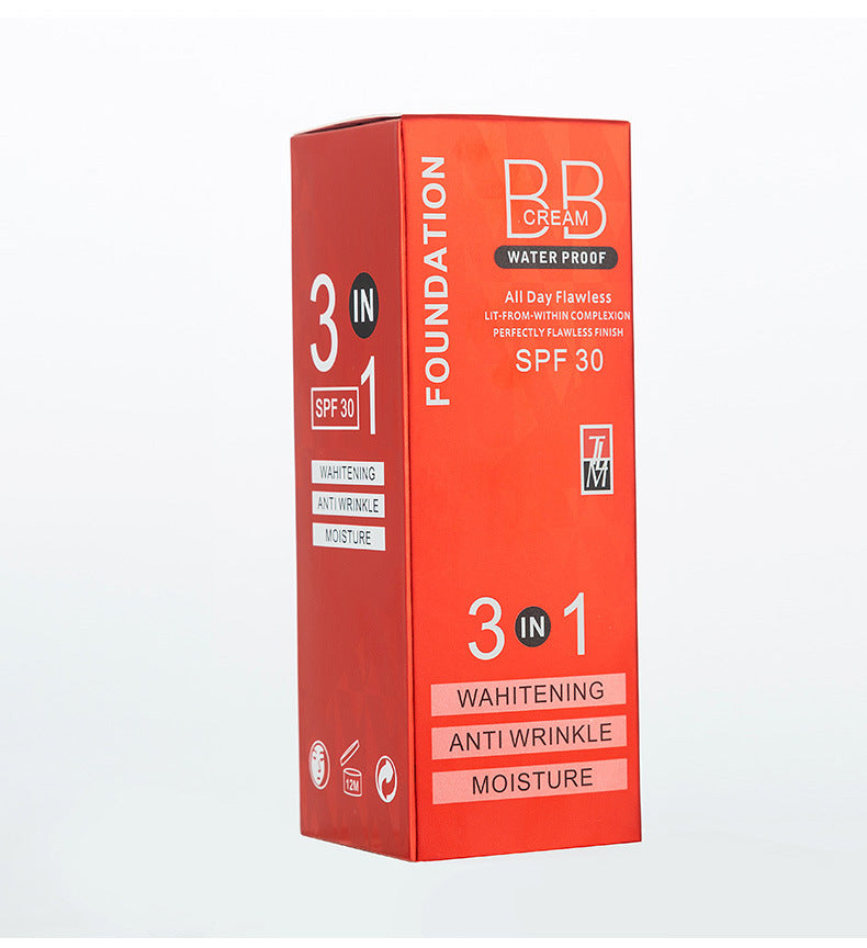 Liquid foundation 3 in 1 brightening moisturizing concealer