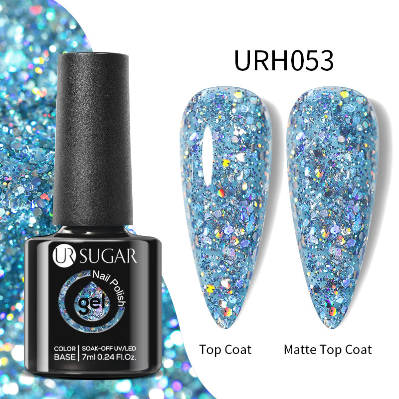 UR Sugar Matte Klein Blue Gel Nail Polish