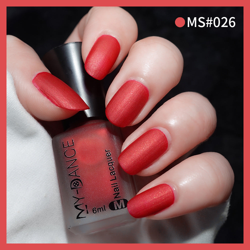 MyDance No Bake Velvet Matte Scrub Nail Polish