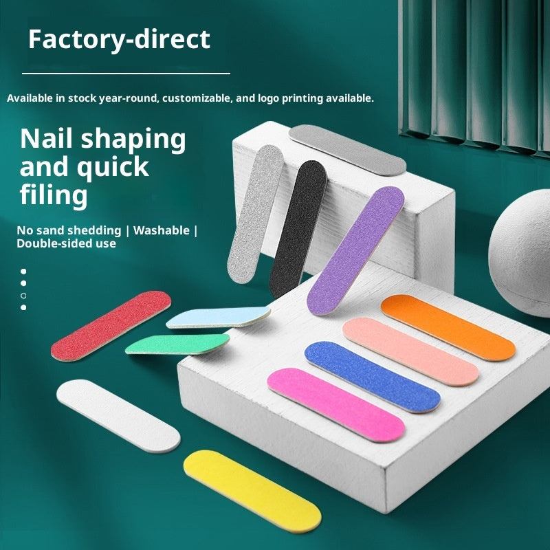 Double-sided Polishing Small Sand Bar Nail File Tools