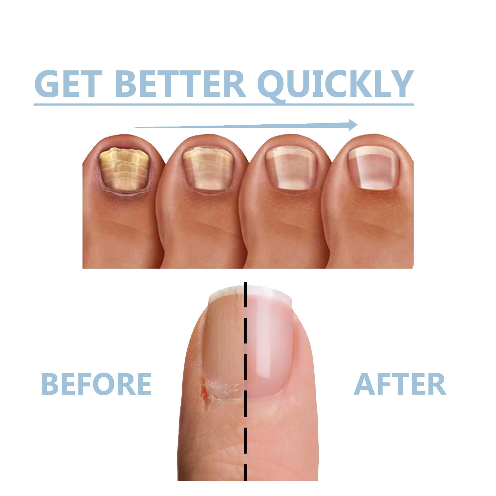 Oceaura Hand And Foot Nail Nutrition Moisturizing Repair Soft Nail Gentle Cleaning Bright Nail Care