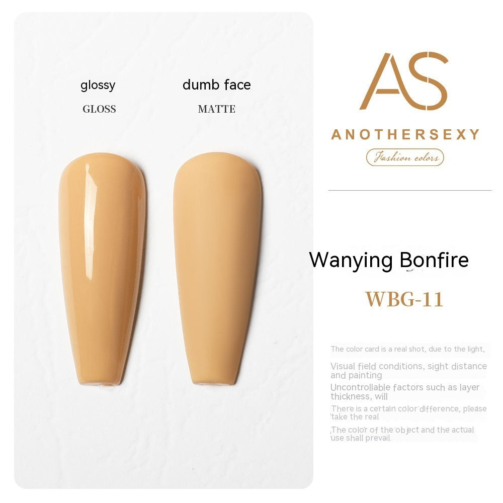 AS Yellow Nail Oil Gel New Whitening Nail Shop Special Set