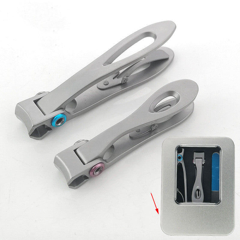 Metal splash-proof big mouth nail clippers