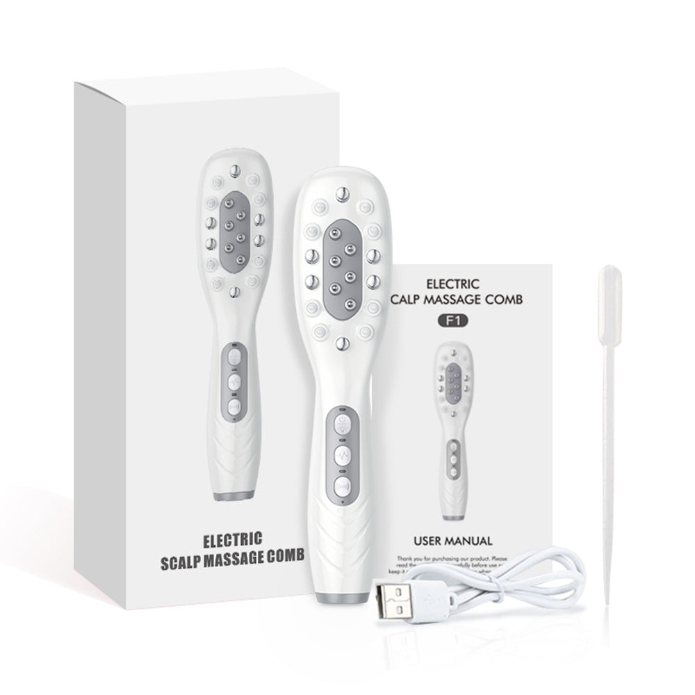 High Frequency Import Color Light Hair Care Micro Current Massage Comb