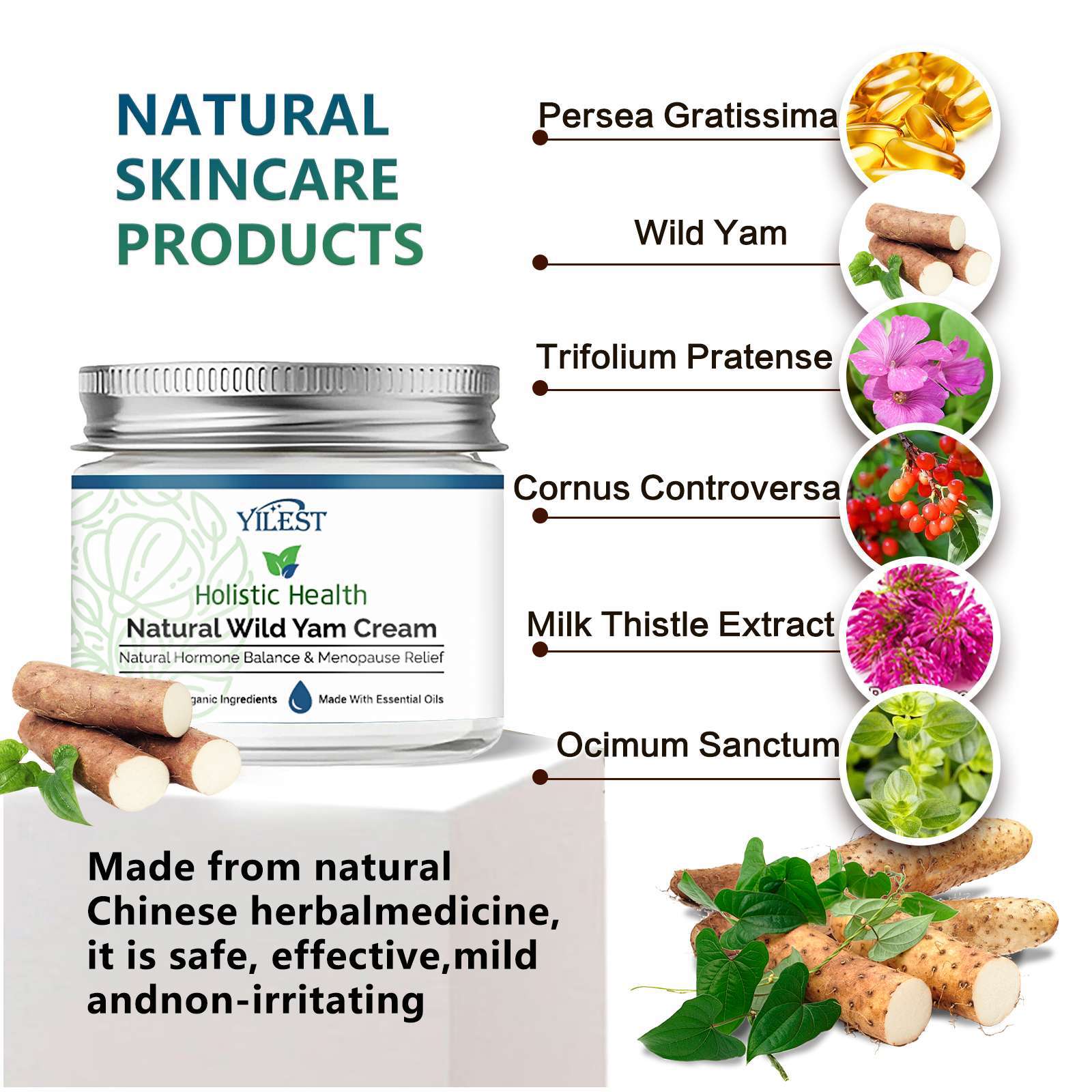 Hormone Moisturizing Chinese Yam Face Cream