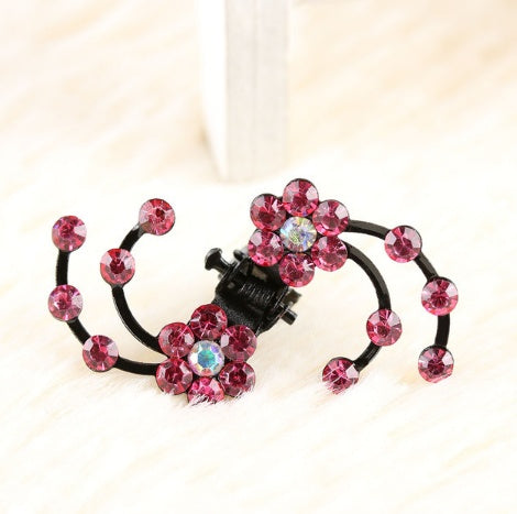 Children's Hairpin Plum Belt With Small Drill Claws