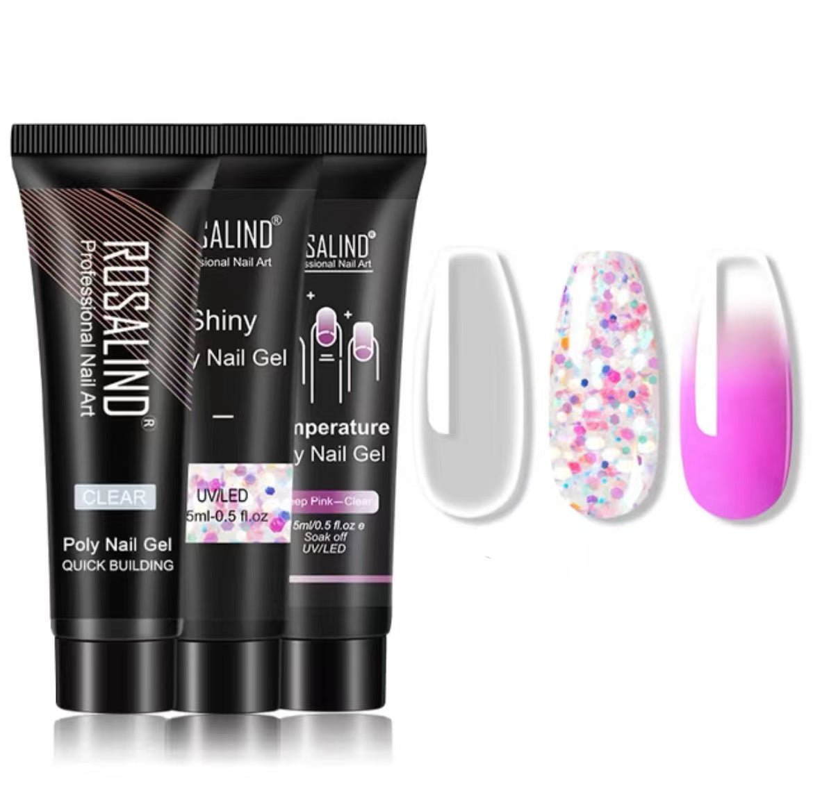 Rosalind Extension Gel Polish Kit For Manicure Poly Nail Gel Set For