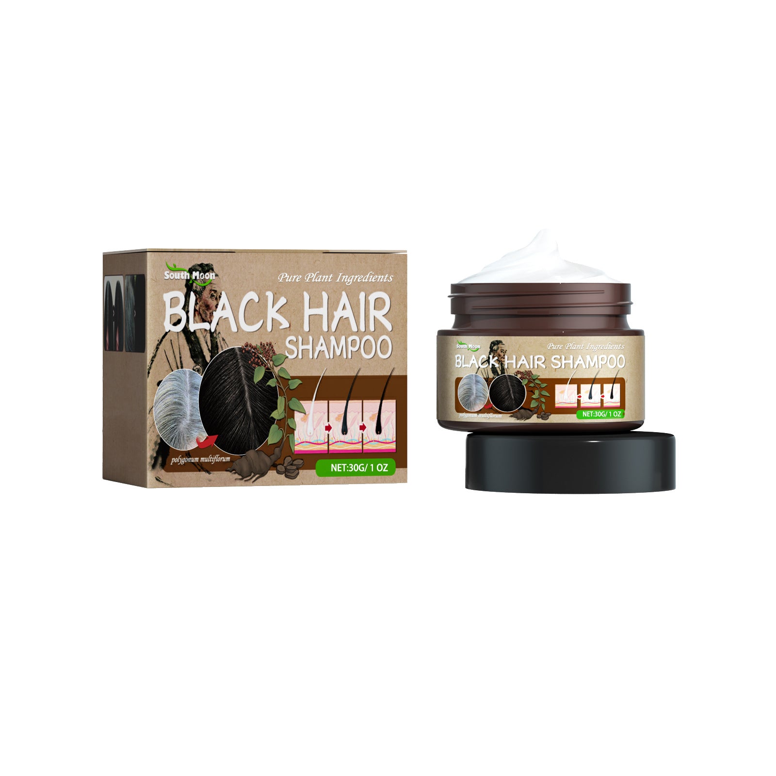 Deep Repair Hair Care Dandruff Removal Itching Relieving Shampoo