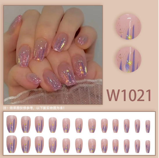 Mid-length Ballet Nail Manicure Wearable Nail Sticker