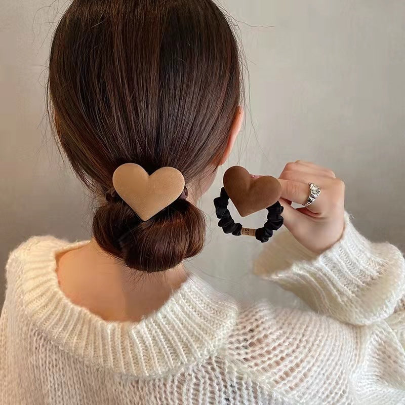 Fashion Simple Love Leather Case Female Headband