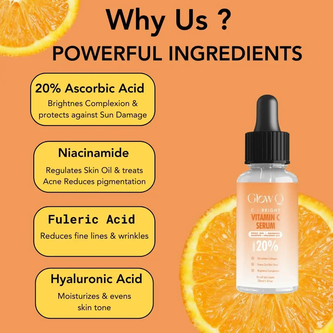 GLOW Q Vitamin C Face Serum
