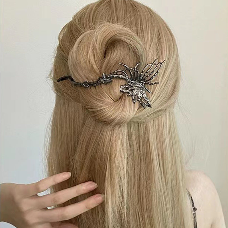 Liquid Butterfly Hairpin Female Cold Wind