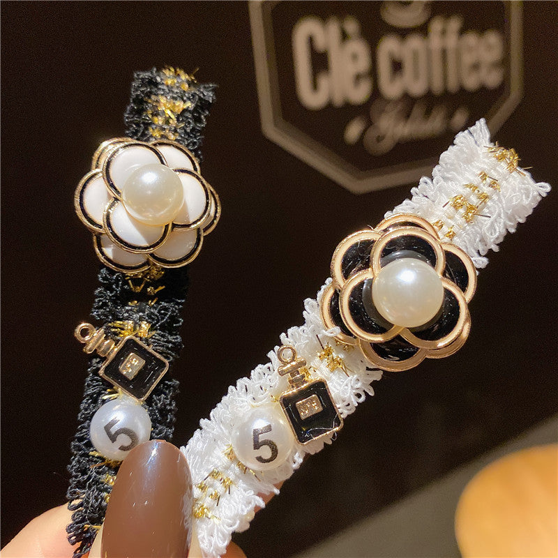 Classic Style Camellia Barrettes Female Sweet Fairy Fringe Clip Head Accessories