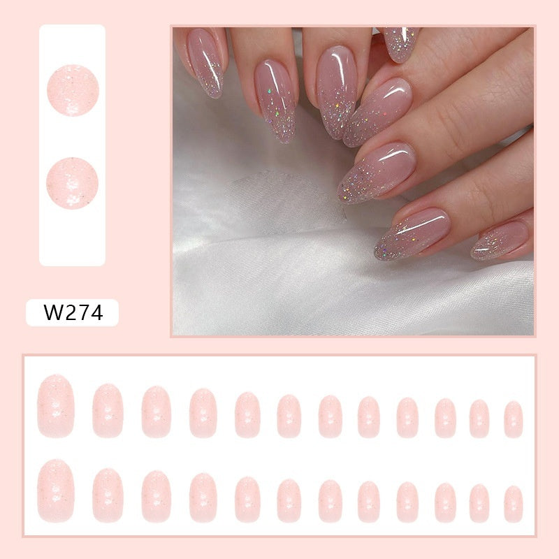 Simple Wear-resistant Nail Shiny Silver Powder Embellishment