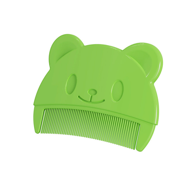 Bear Shape Baby Comb Fetal Tinea Removal