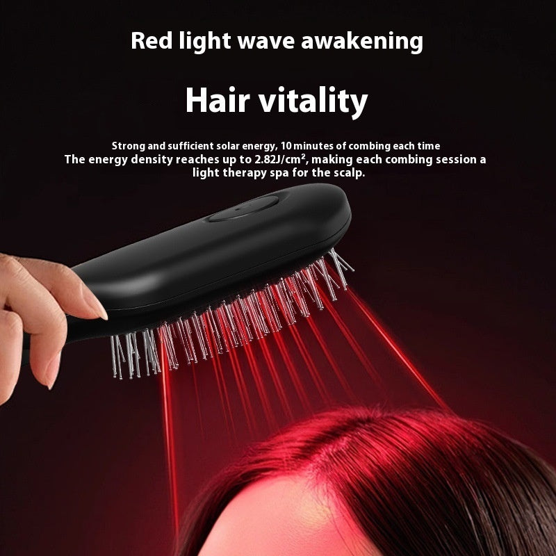 Four-in-one Beauty Comb Red Light EMS Massage Comb