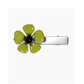 Oil Drop Green Simple Three-dimensional Flower Hairpin Niche Sense Of Luxury