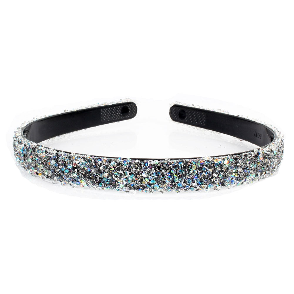 Semicircle Retro Colored Diamond Headband