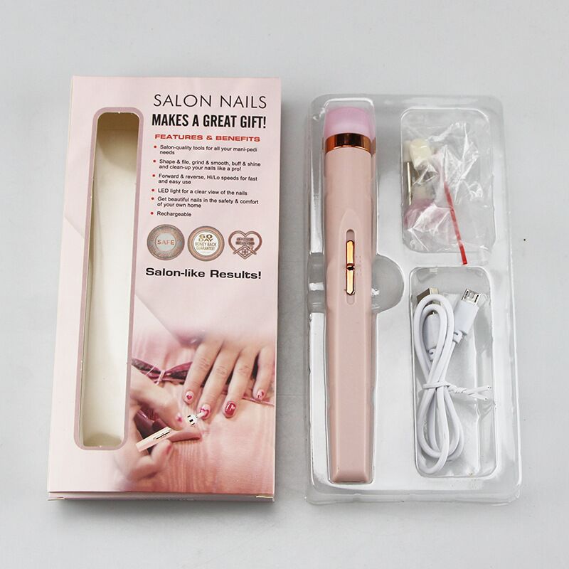 Salon Nails Cross-border Nail Piercing Device Electric Nail Trimmer Five-in-one Nail Polishing Machine Nail File Flawless Nail Polish