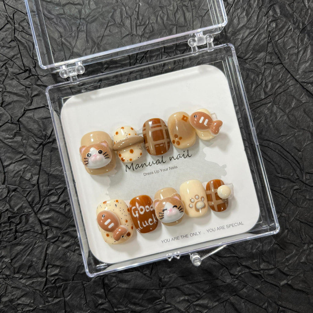 Wearable Nail Stickers For Girlsremovable Design