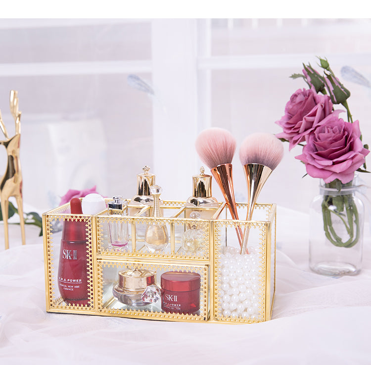 Skin care nail brush cosmetic storage bucket