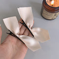 Black Bow Hairpin Female Headdress One Word Hairpin