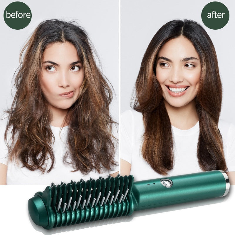 USB Wireless Straight Comb For Curling Or Straightening