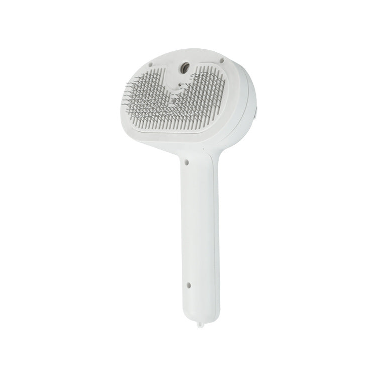 Pet Spray Comb Rechargeable Float Hair Cleaning One Key Hair Removal Comb