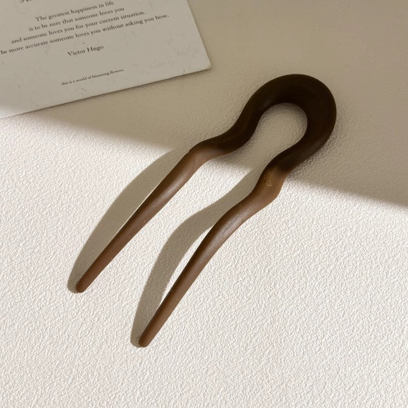 Simple U-shaped Hair Pin Female Hair Comb