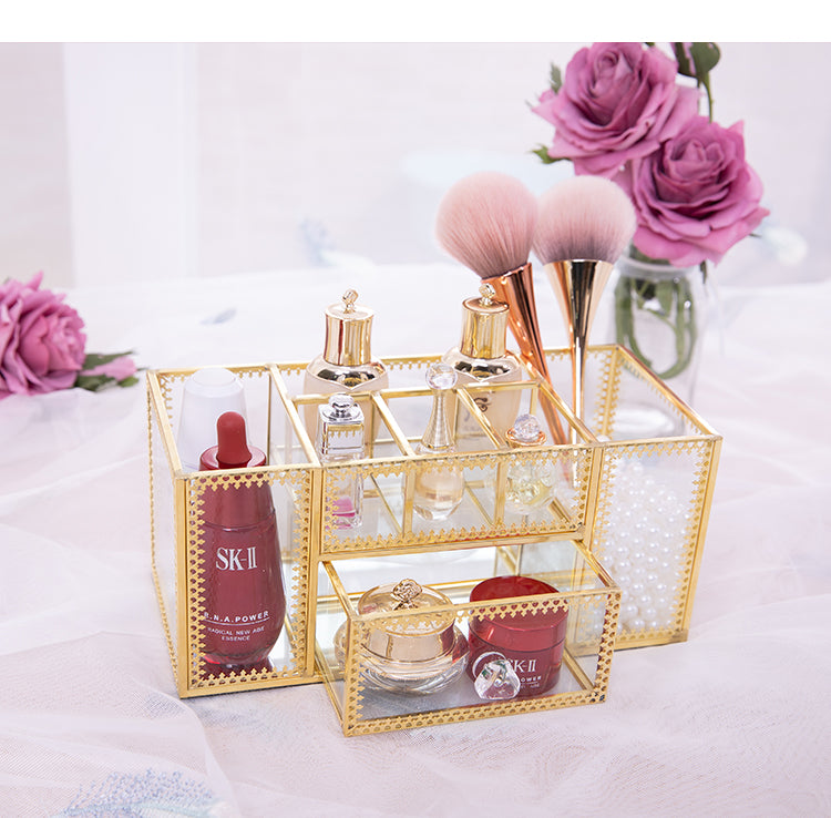 Skin care nail brush cosmetic storage bucket