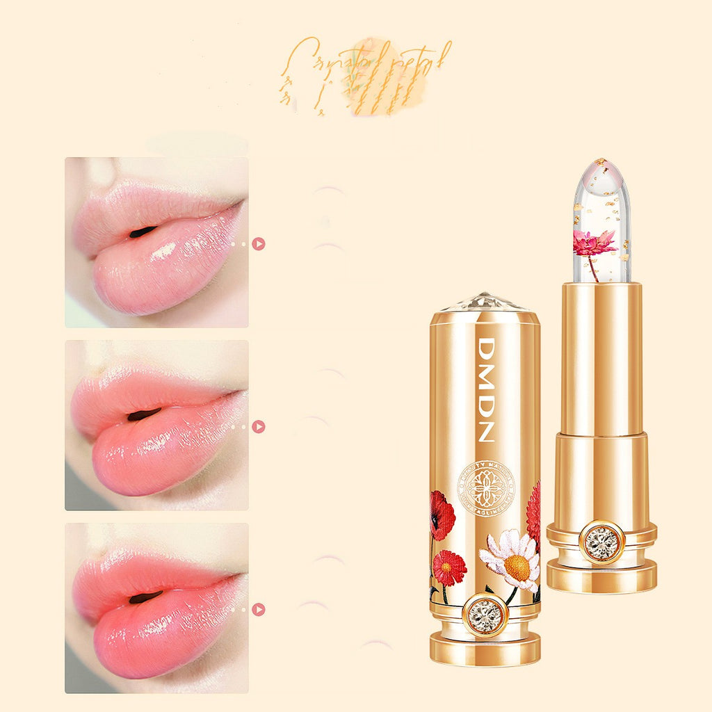 Crystal Petal Gold Foil Temperature Change Lipstick