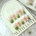 Handmade Real Shot Nail Stickers Fake Removable Finished UV Patch