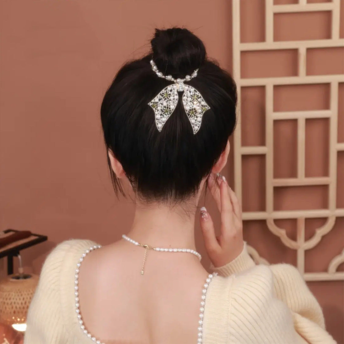Hair Accessories High-end Romantic Flowers And Butterflies Retro