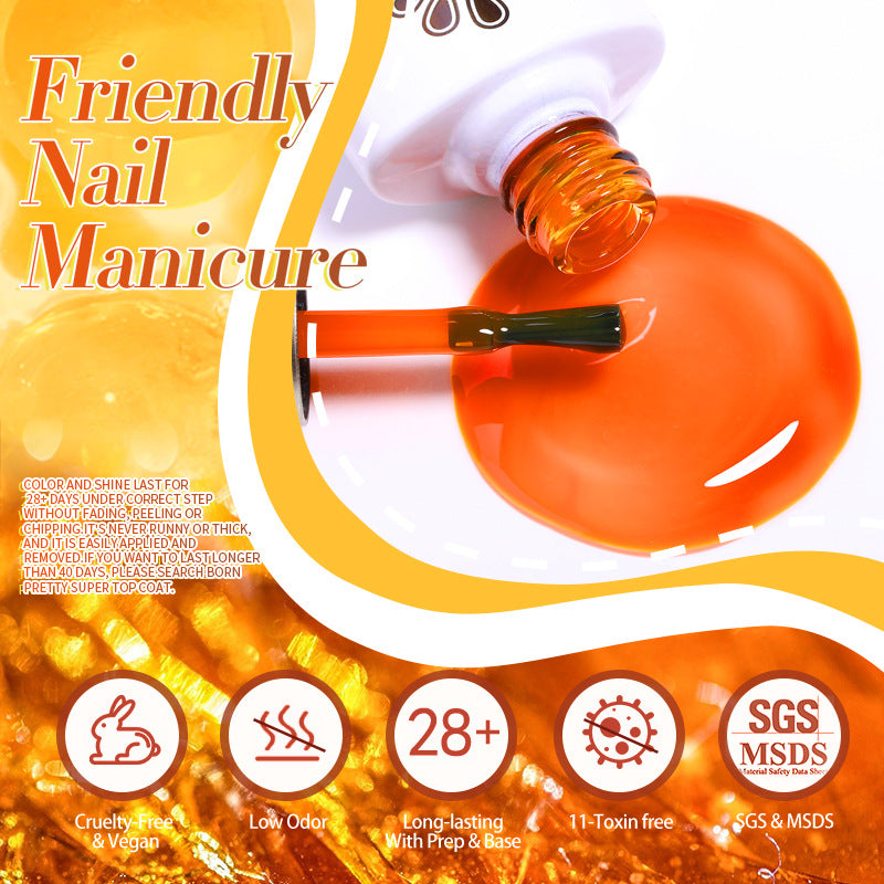 Born Pretty Nail Polish Transparent Color UV Polish 50 Colors