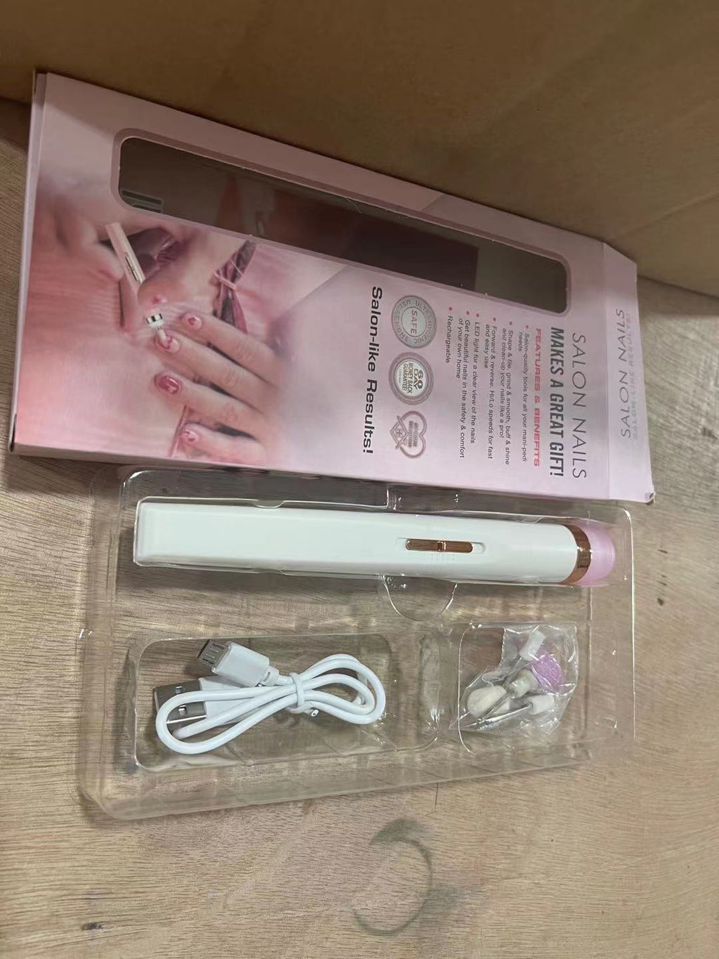 Salon Nails Cross-border Nail Piercing Device Electric Nail Trimmer Five-in-one Nail Polishing Machine Nail File Flawless Nail Polish