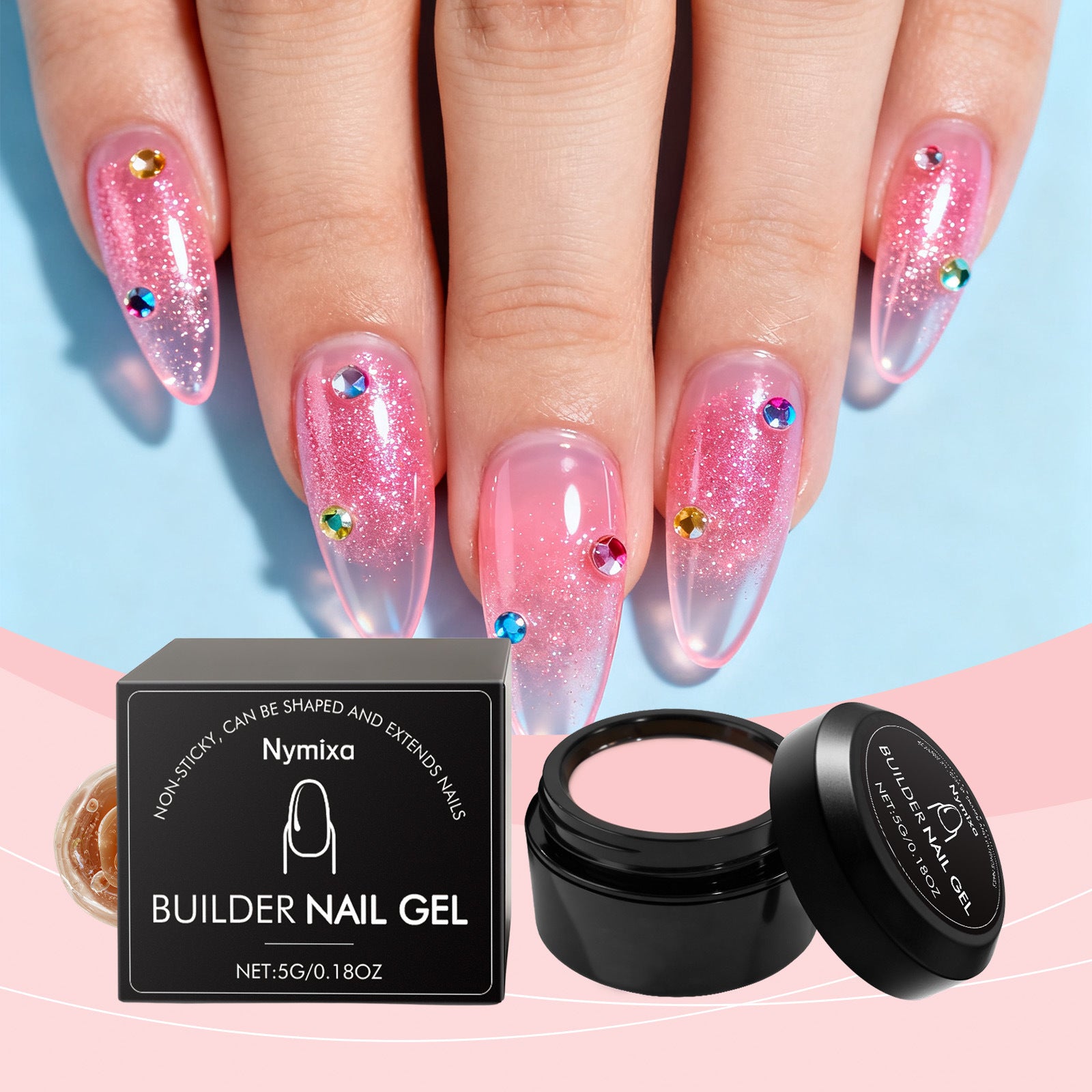 Nymixa Non-stick Nail Extension Gel