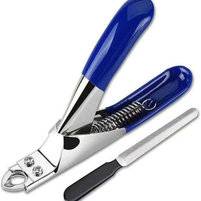 Dog Nail Cutter Type U Word False Tips Professional Nail Clippers Straight Edge Cutters Manicure Pliers Guillotine Nail Capsule