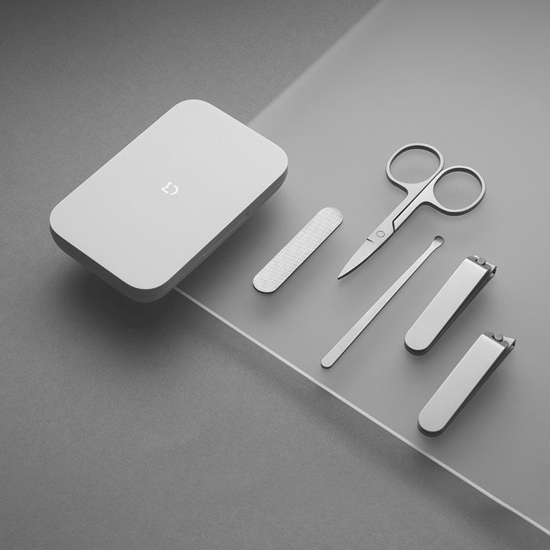Nail clipper five-piece stainless steel