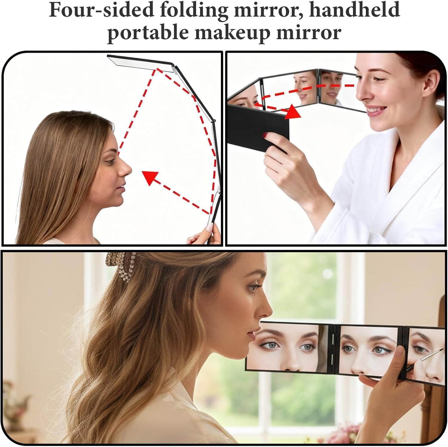 4-Way Self Haircut Portable 360Ã¯Â¿Â½ Foldable Mirror