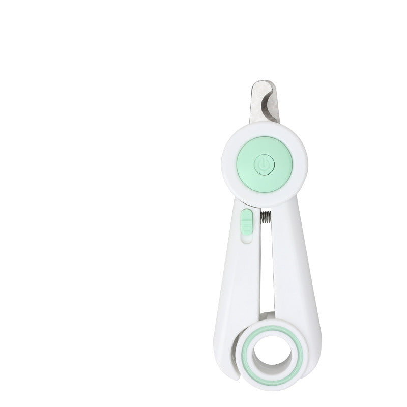 Dog Nail Clippers Nail Grinder Cat Nail Clippers Build-in LED Light Anti-blood Position Nail Clippers Pet